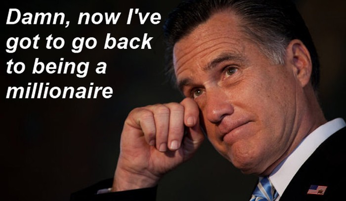 Mitt Romney thua cuộc, trở lại làm tỷ phú.